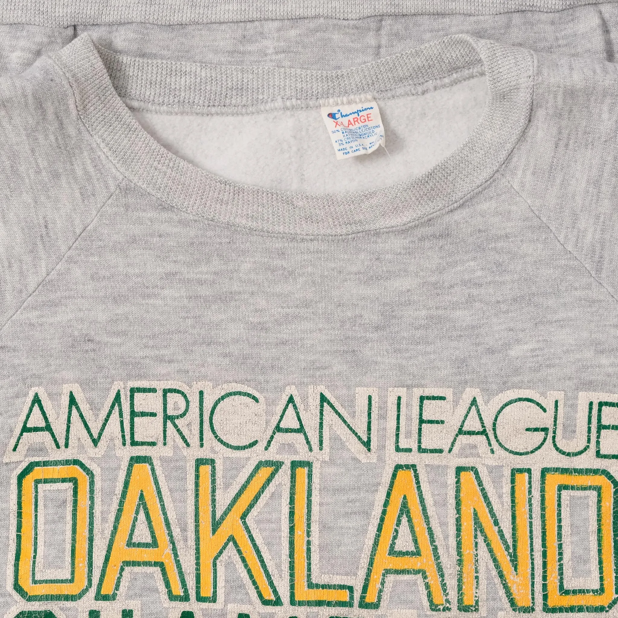 1988 Champion Oakland Athletics Sweater Medium