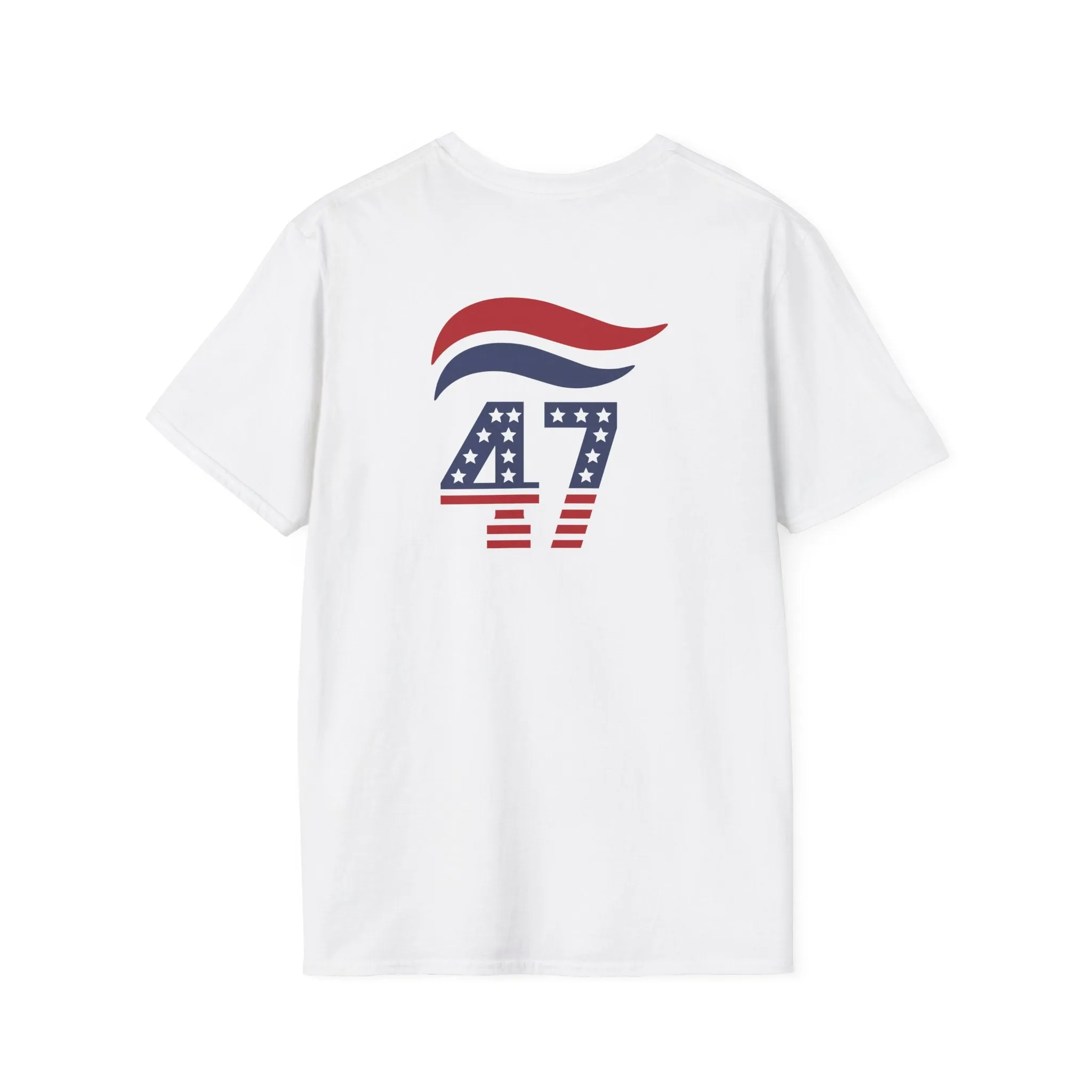 #47 Stars and Stripes T-Shirt (Front/Back Design) Red, White & Blue