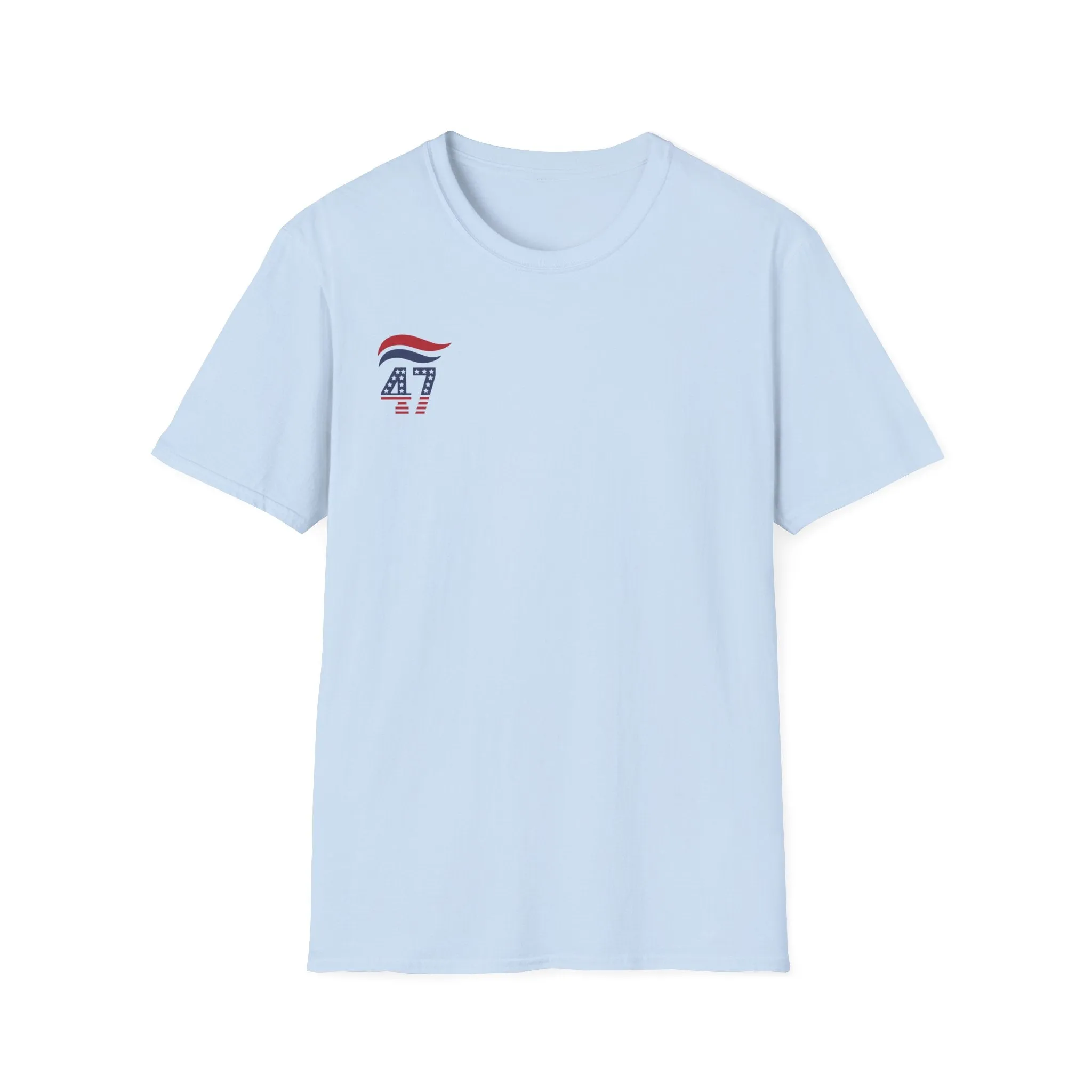 #47 Stars and Stripes T-Shirt (Front/Back Design) Red, White & Blue