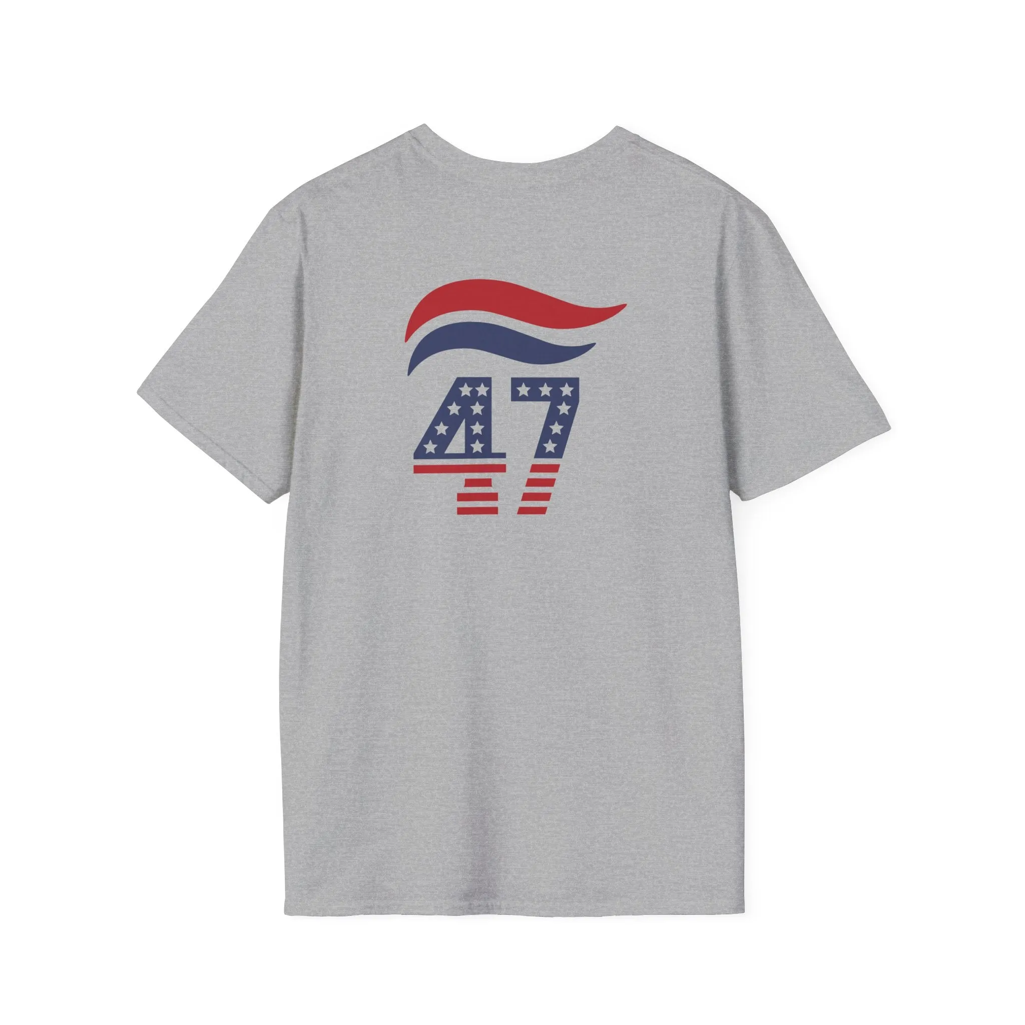 #47 Stars and Stripes T-Shirt (Front/Back Design) Red, White & Blue