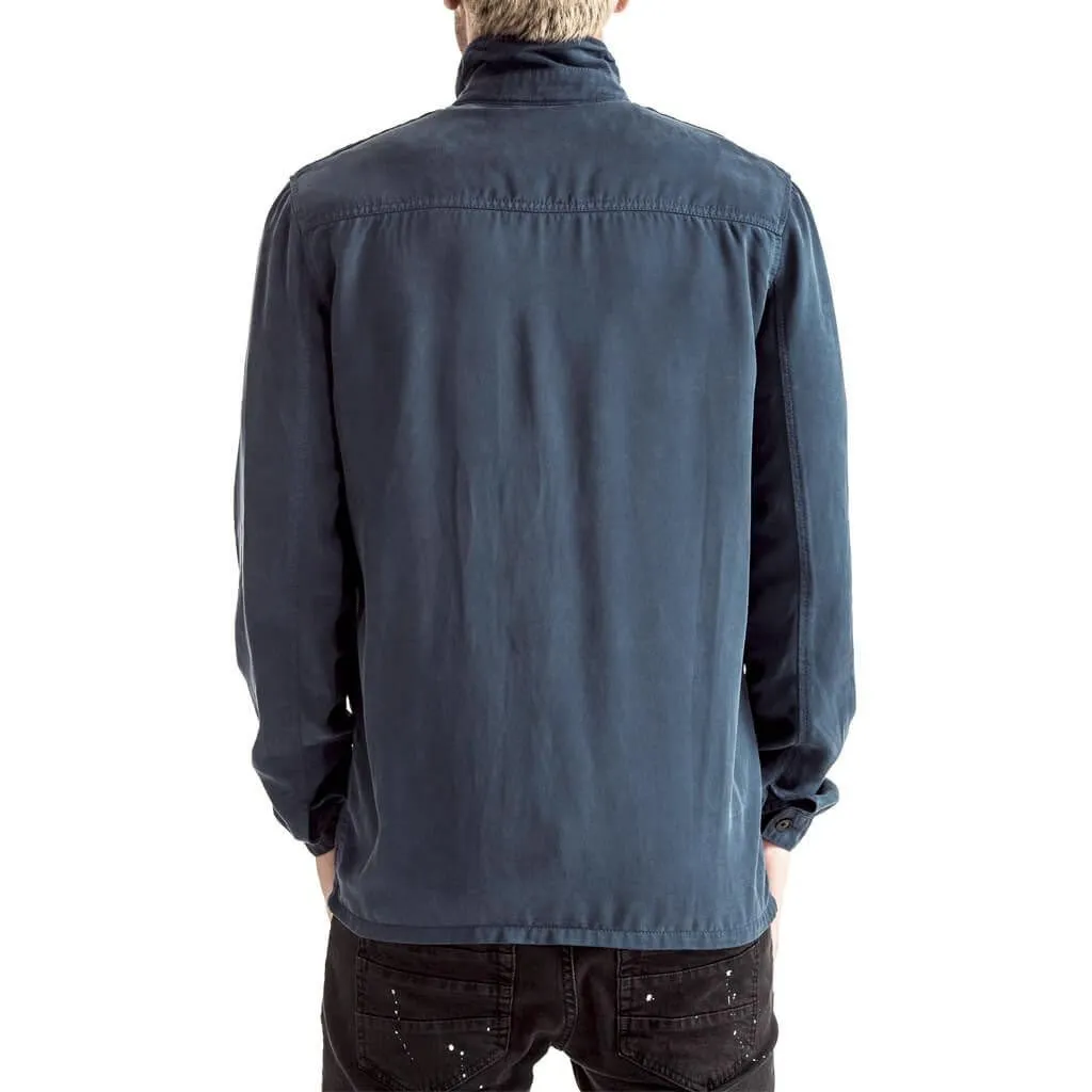 Arrow Shacket - Indigo