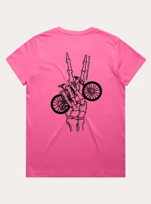 Bike Peace Skeleton Tee