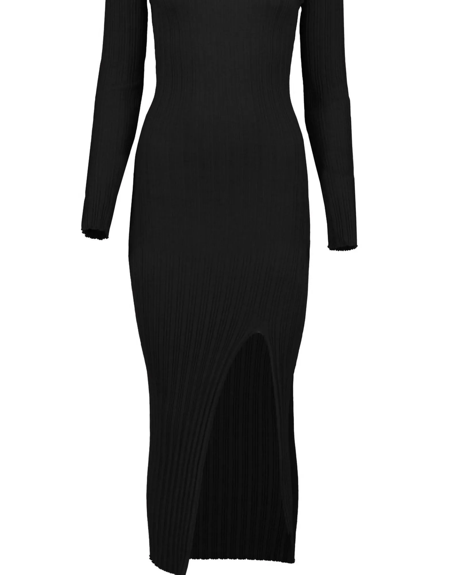 Bishop And Young Playing Favorites Chloe Sweater Dress In Noir in Black | Black