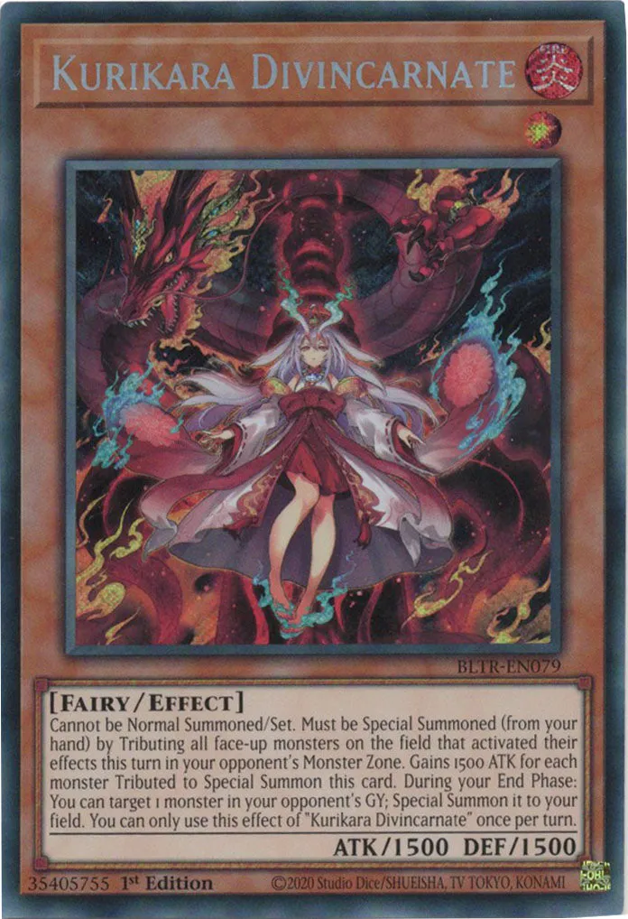 BLTR-EN079 Kurikara Divincarnate Secret Rare NM