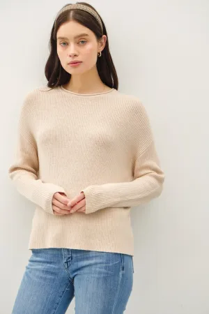 Blue Zone Planet |  Be Cool Round Neck Long Sleeve Sweater