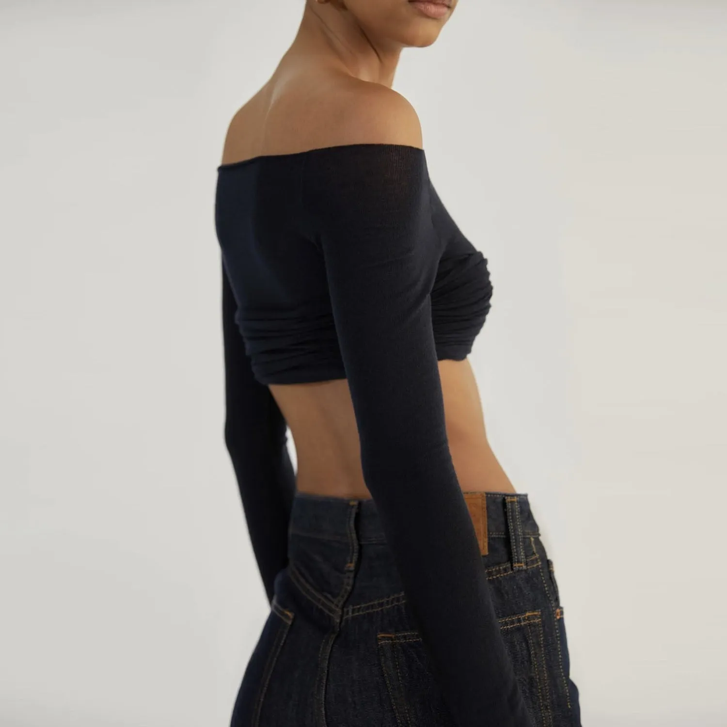 Brett Mesh Crop Top