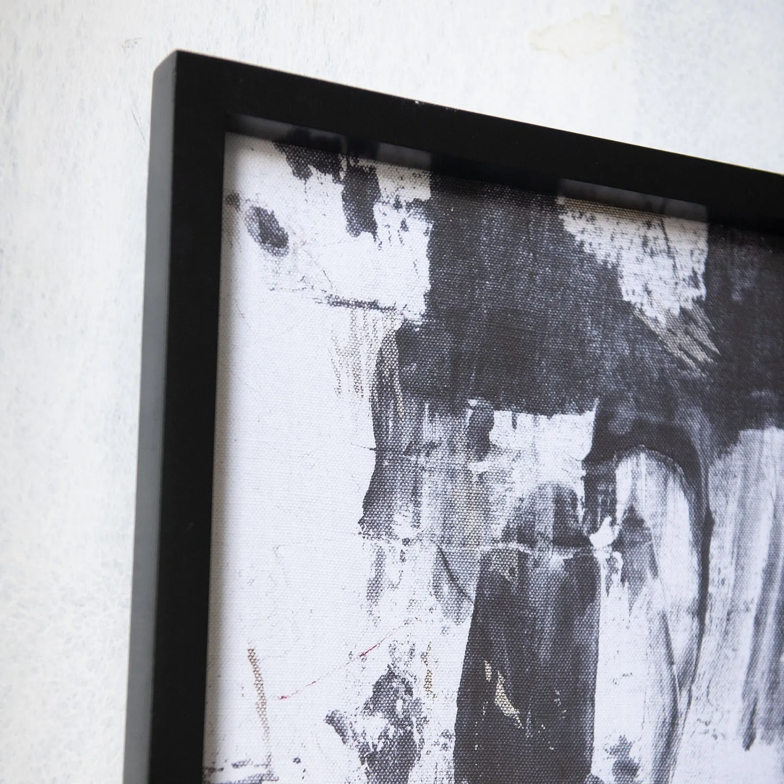 Brockby Black Abstract Wall Art 80cm