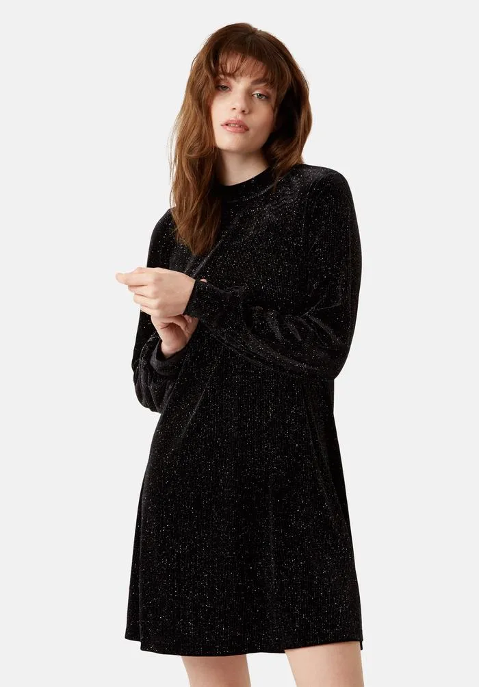 Broken Strings Velvet Dress