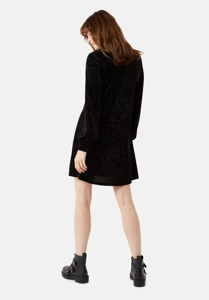 Broken Strings Velvet Dress