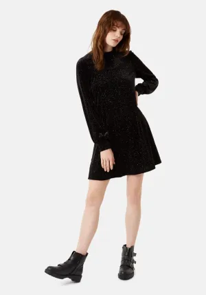 Broken Strings Velvet Dress