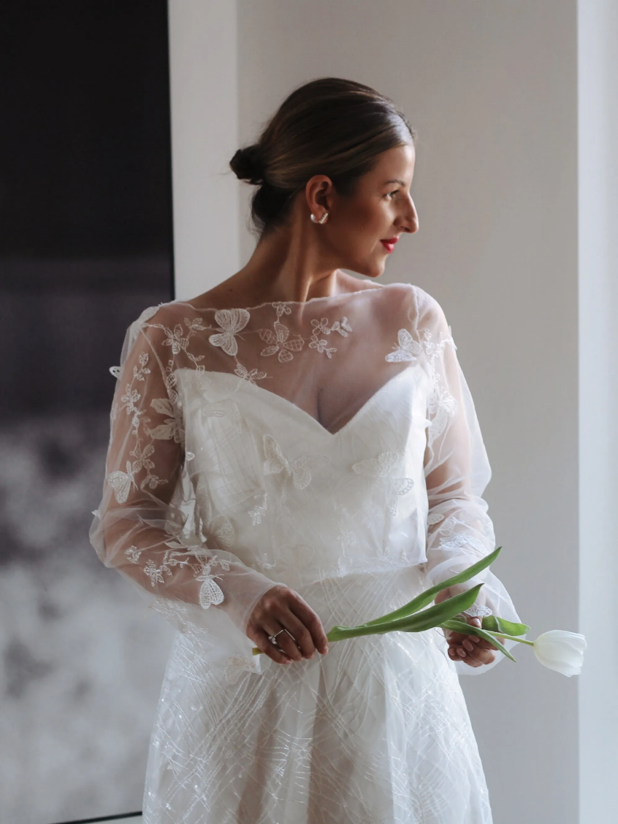Butterfly Bridal Top