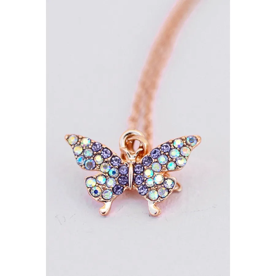 Butterfly Gem Necklace