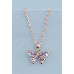 Butterfly Gem Necklace
