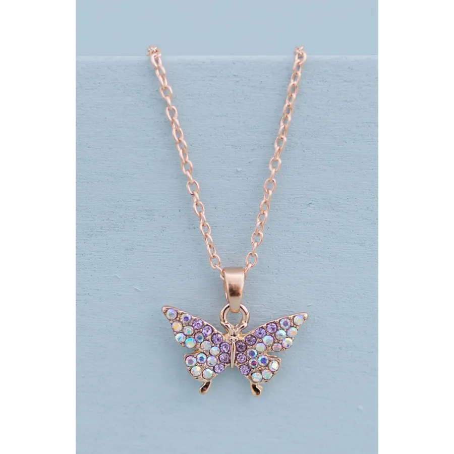 Butterfly Gem Necklace