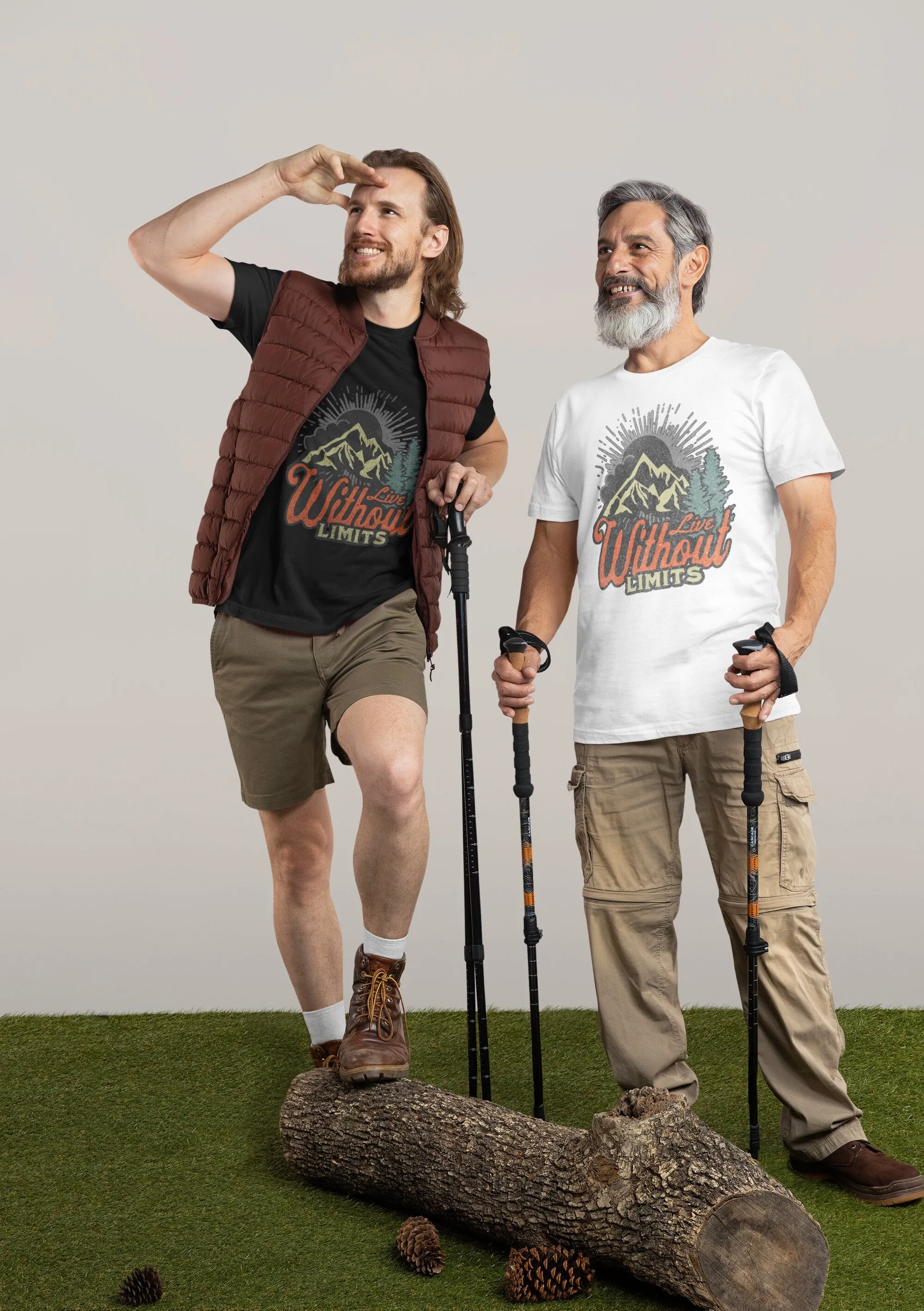 Camping Gift Shirt, Forest Themed Shirt, Tree Shirt, Adventure Is Calling, Sunset Themed Shirt, Wildlife Tee, Wilderness, Pine Tree