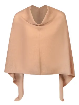 Cashmere beige cape