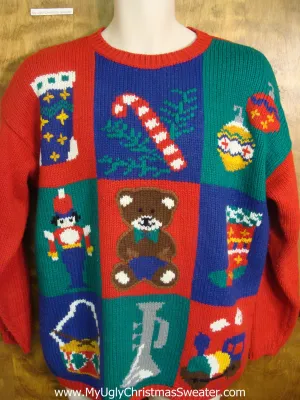 Christmas Toys Tacky Xmas Sweater