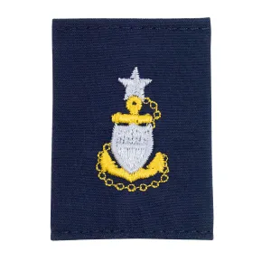 Coast Guard Embroidered Parka Tab: E8 CPO: Senior