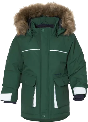 Didriksons Kids&#x27; Kure Parka 5 Evening Green | Buy Didriksons Kids&#x27; Kure Parka 5 Evening Green here | Outnorth