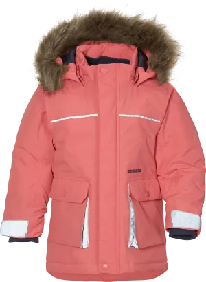 Didriksons Kids&#x27; Kure Parka 5 Peach Rose | Buy Didriksons Kids&#x27; Kure Parka 5 Peach Rose here | Outnorth