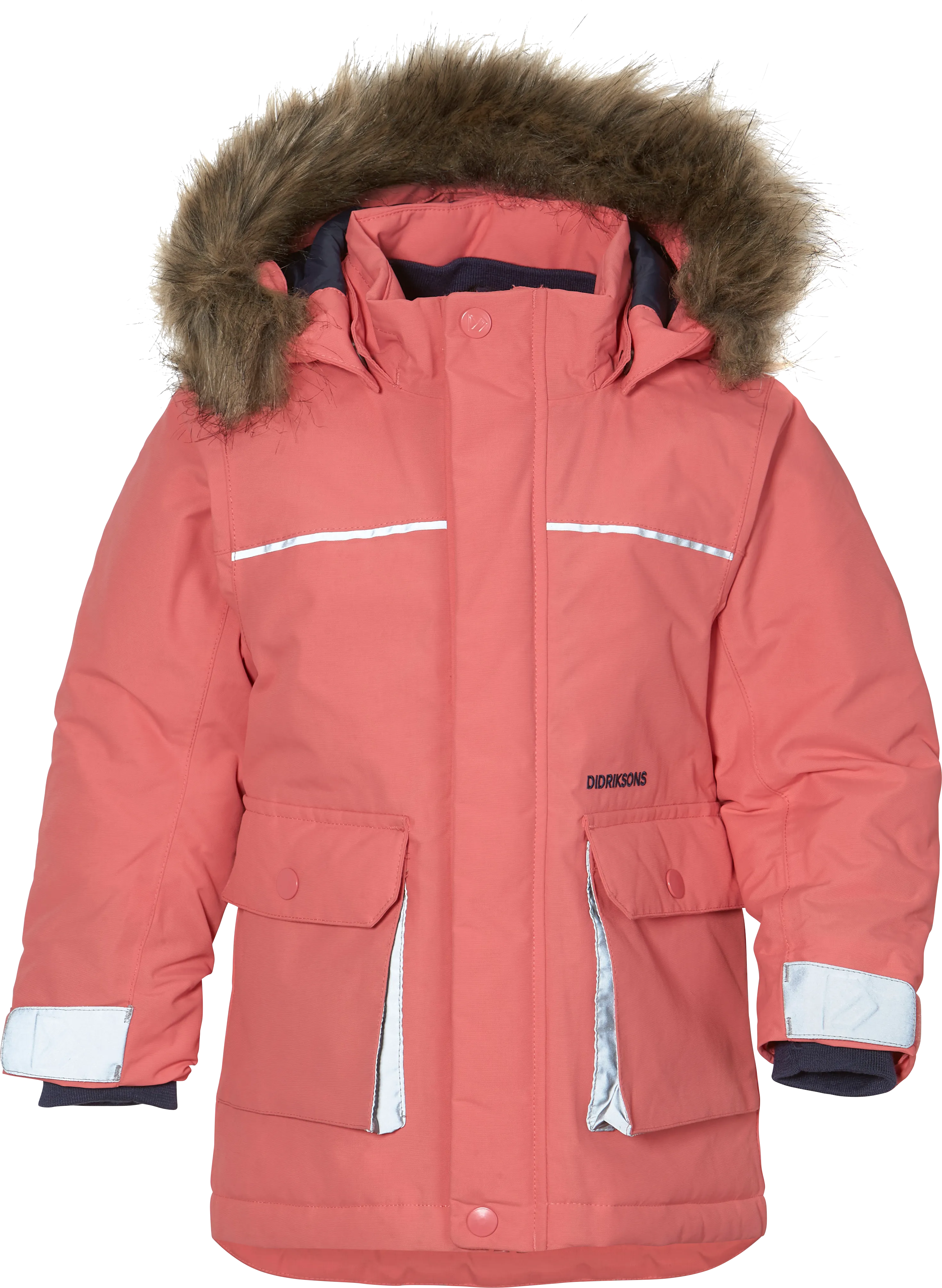 Didriksons Kids&#x27; Kure Parka 5 Peach Rose | Buy Didriksons Kids&#x27; Kure Parka 5 Peach Rose here | Outnorth