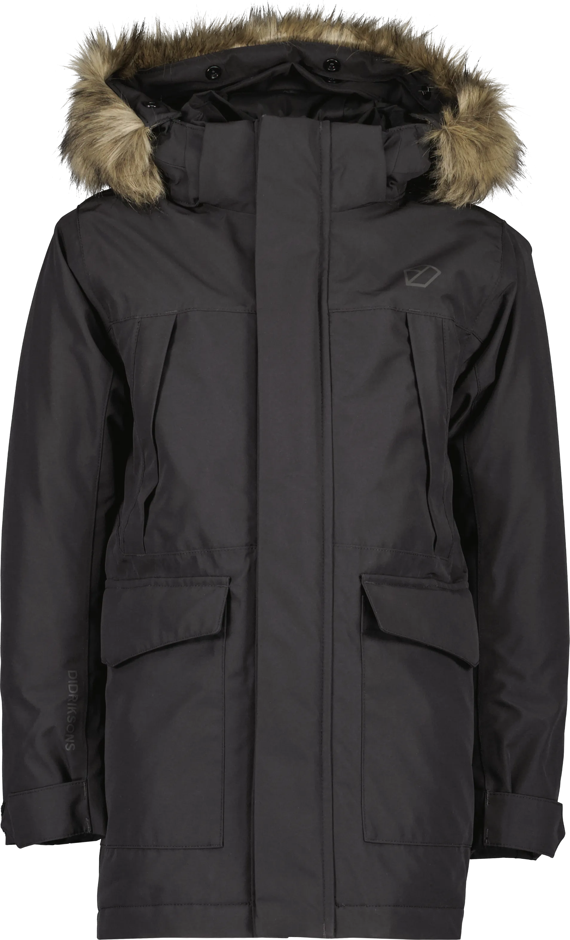 Didriksons Kids&#x27; Oxid Parka Black | Buy Didriksons Kids&#x27; Oxid Parka Black here | Outnorth