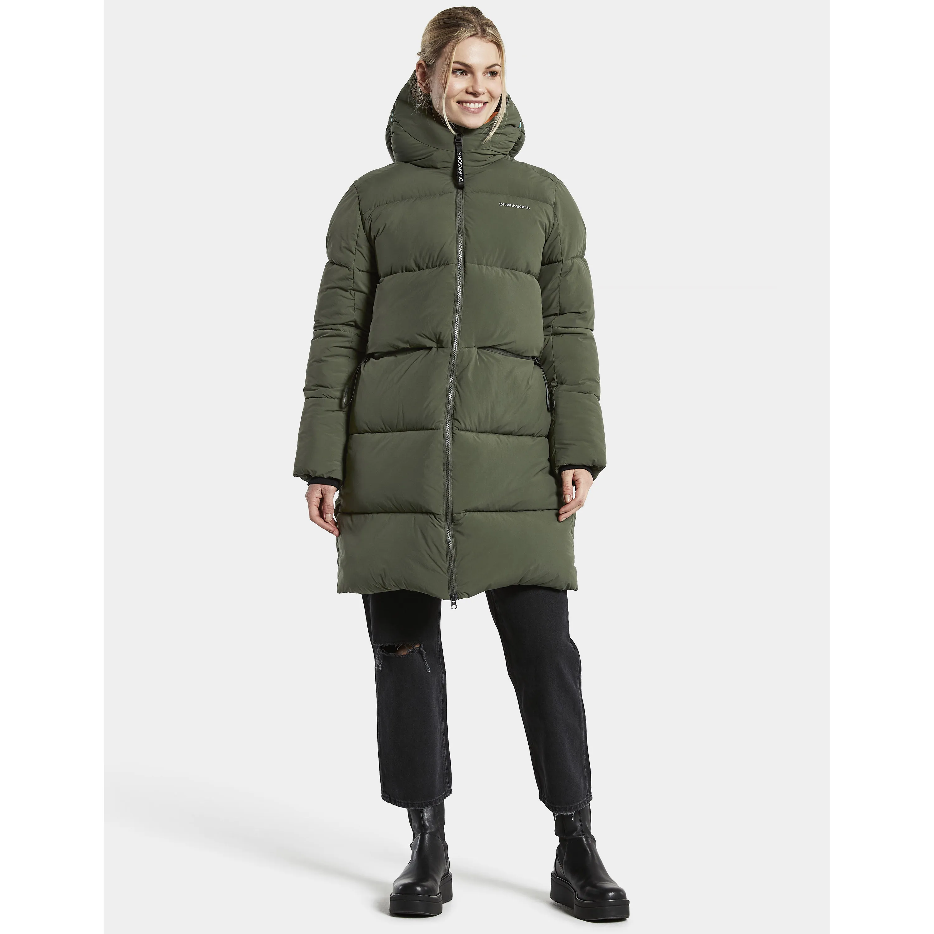 Didriksons Nomi Women&#x27;s Parka Deep Green | Buy Didriksons Nomi Women&#x27;s Parka Deep Green here | Outnorth