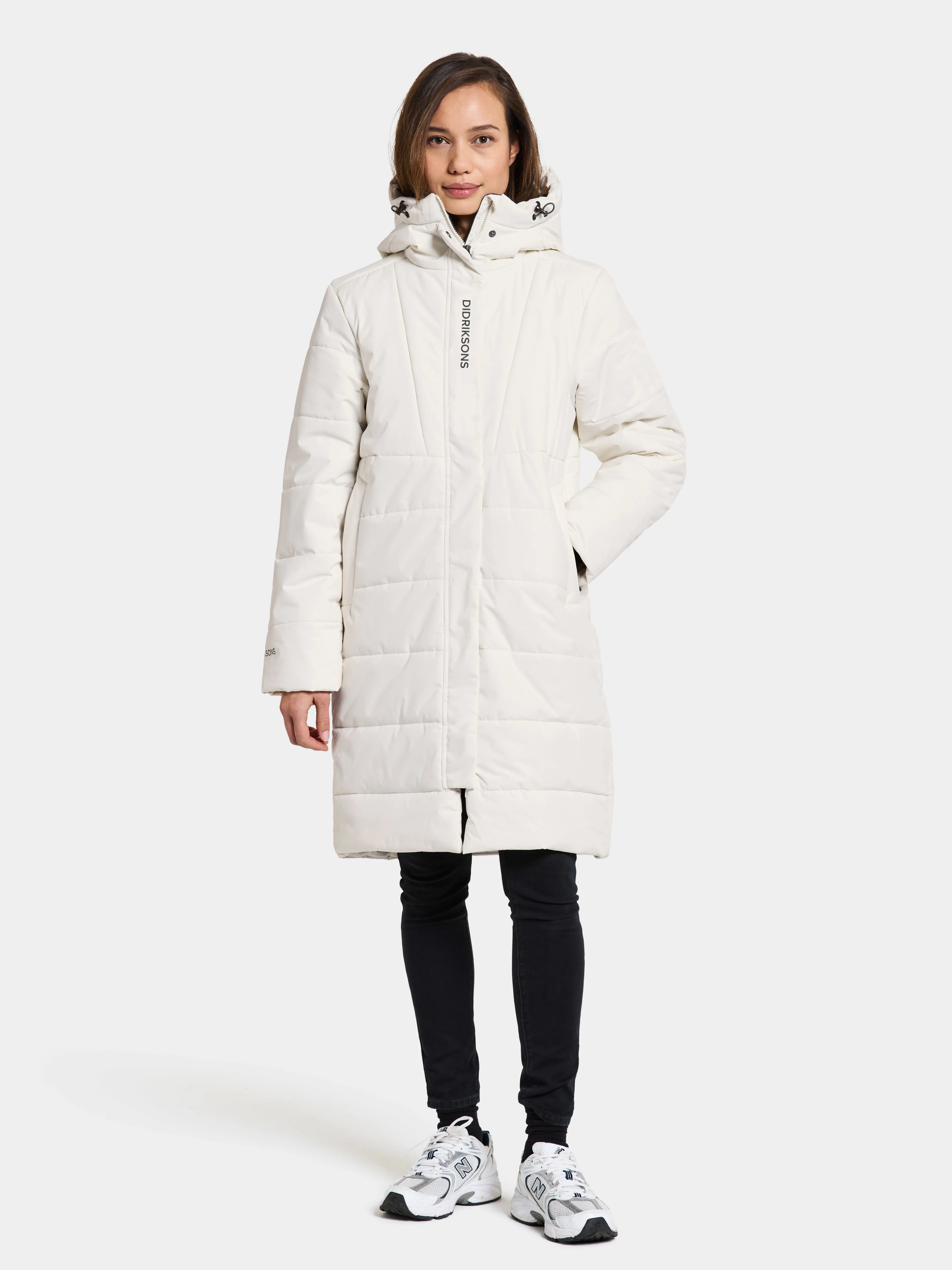 Didriksons Women&#x27;s Moira Parka White Foam | Buy Didriksons Women&#x27;s Moira Parka White Foam here | Outnorth