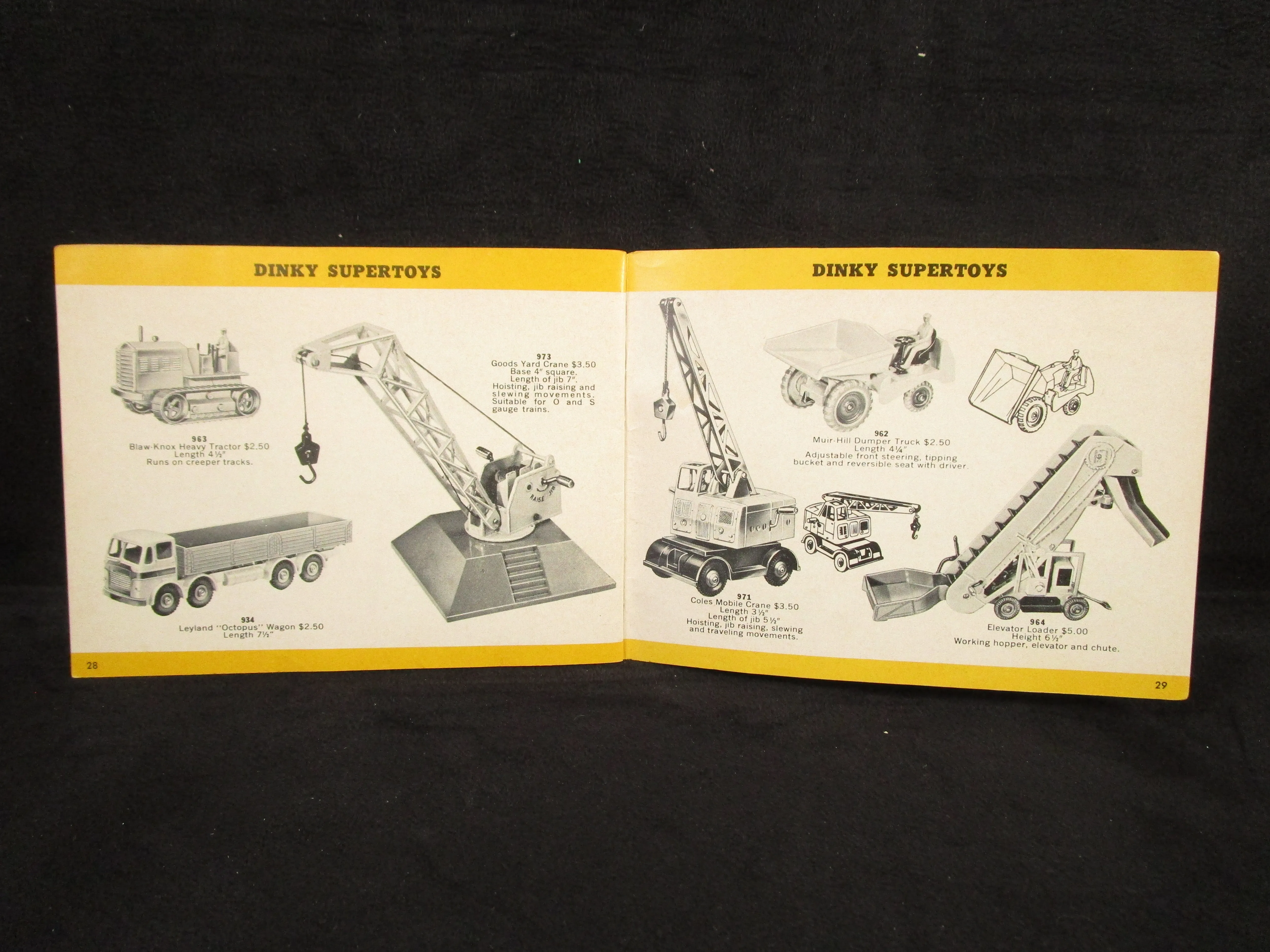Dinky Toys 1957 Catalogue,  Very Near Mint! Very rare American catalogue.