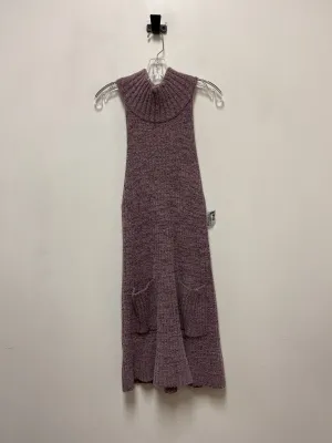 Dress Sweater By Free People In Purple, Size: Xl