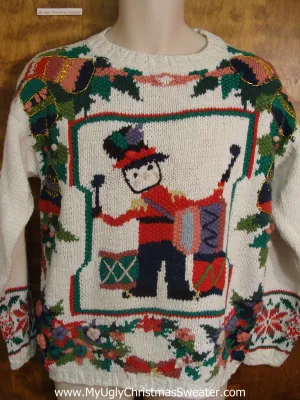 Drummer Boy 80s Classic Tacky Xmas Sweater