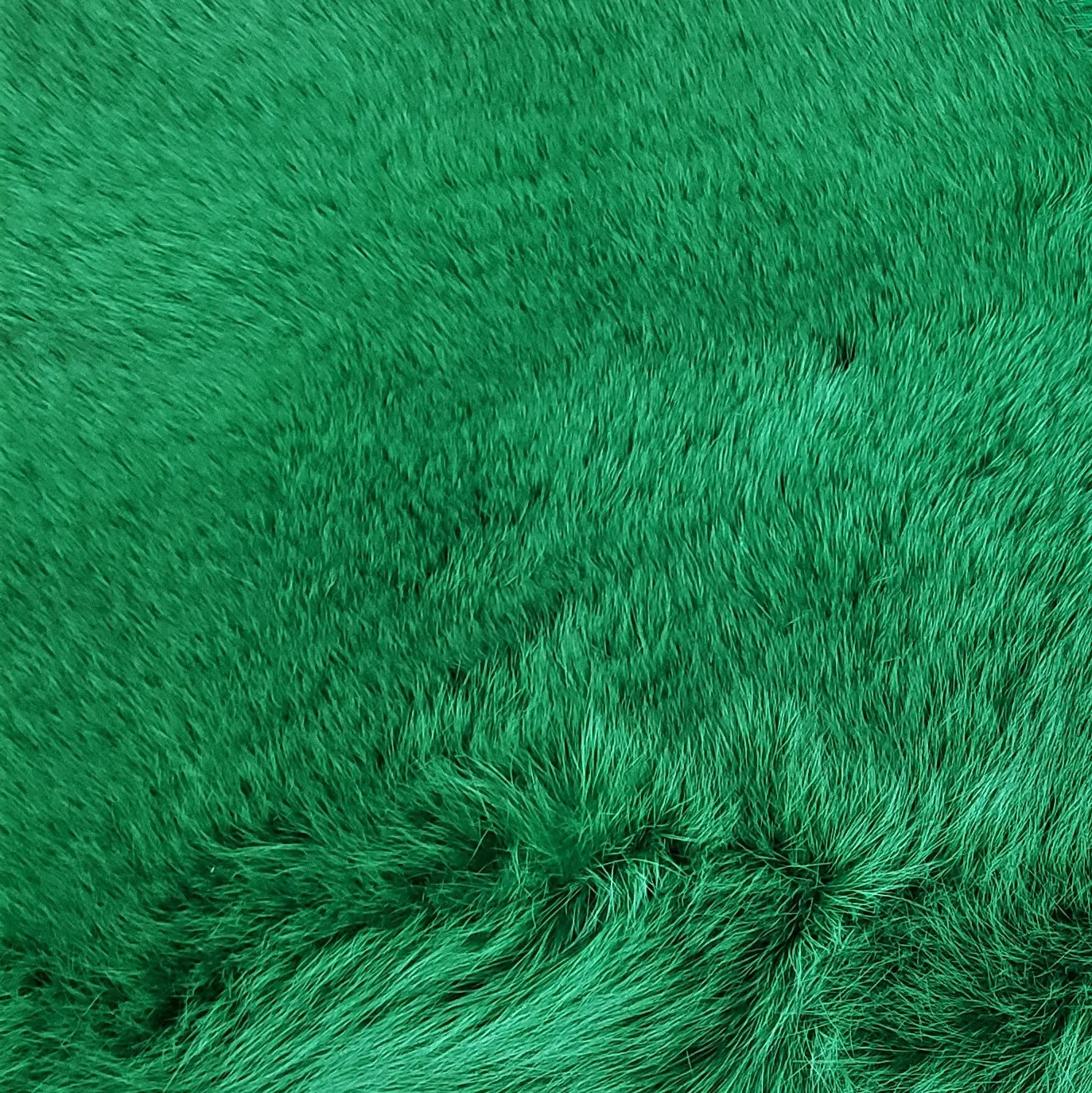 Dyed Shadow Fox Fur - Kelly Green