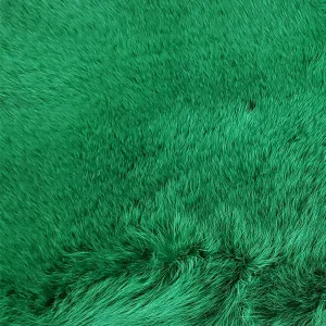 Dyed Shadow Fox Fur - Kelly Green