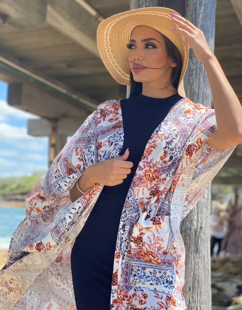 Earthy Floral Cape