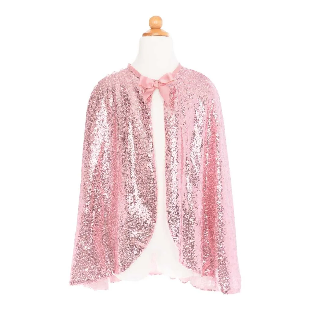 Great Pretenders Precious Pink Sequin Cape