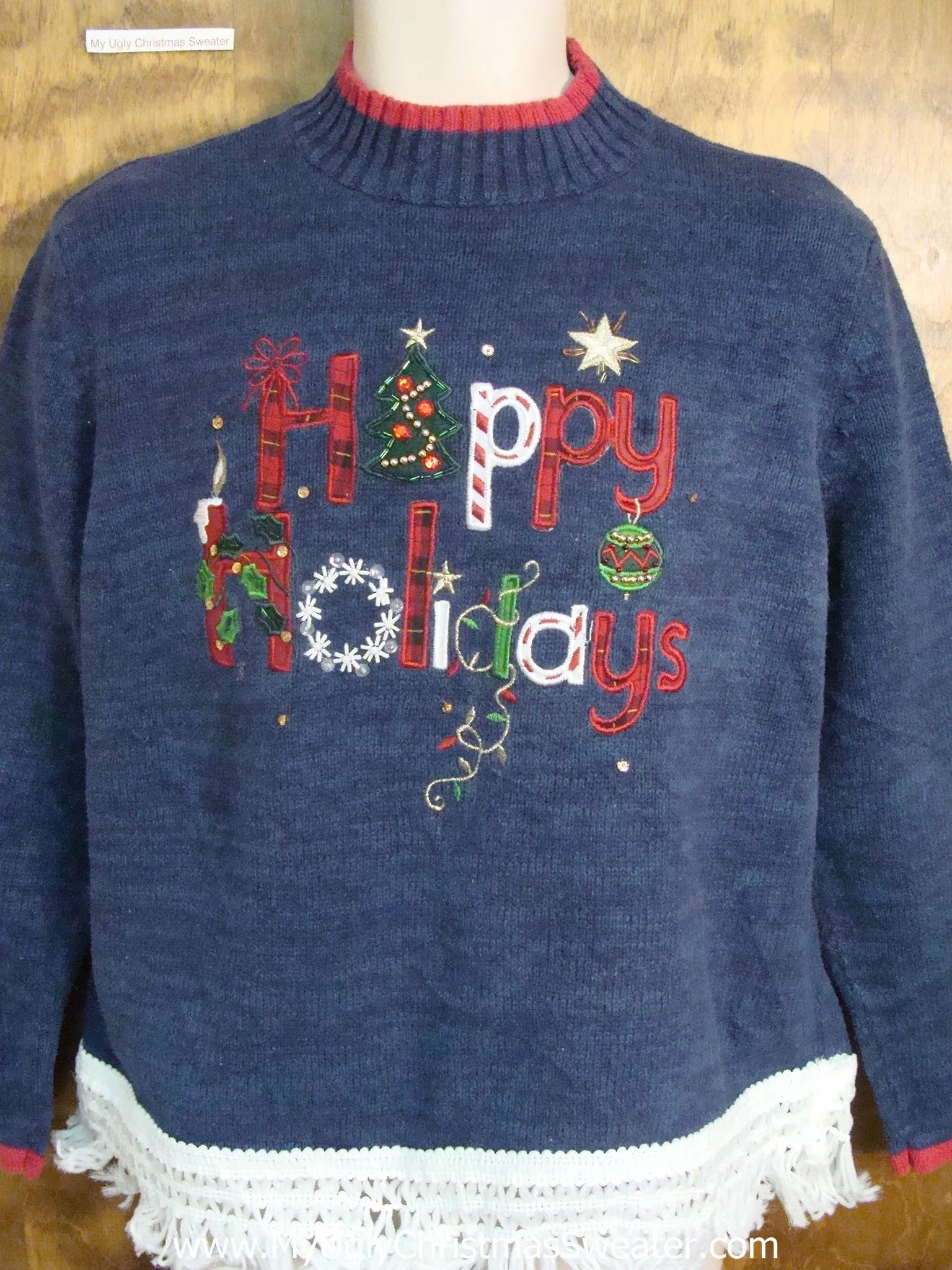 Happy Holidays Ugly Christmas Jumper