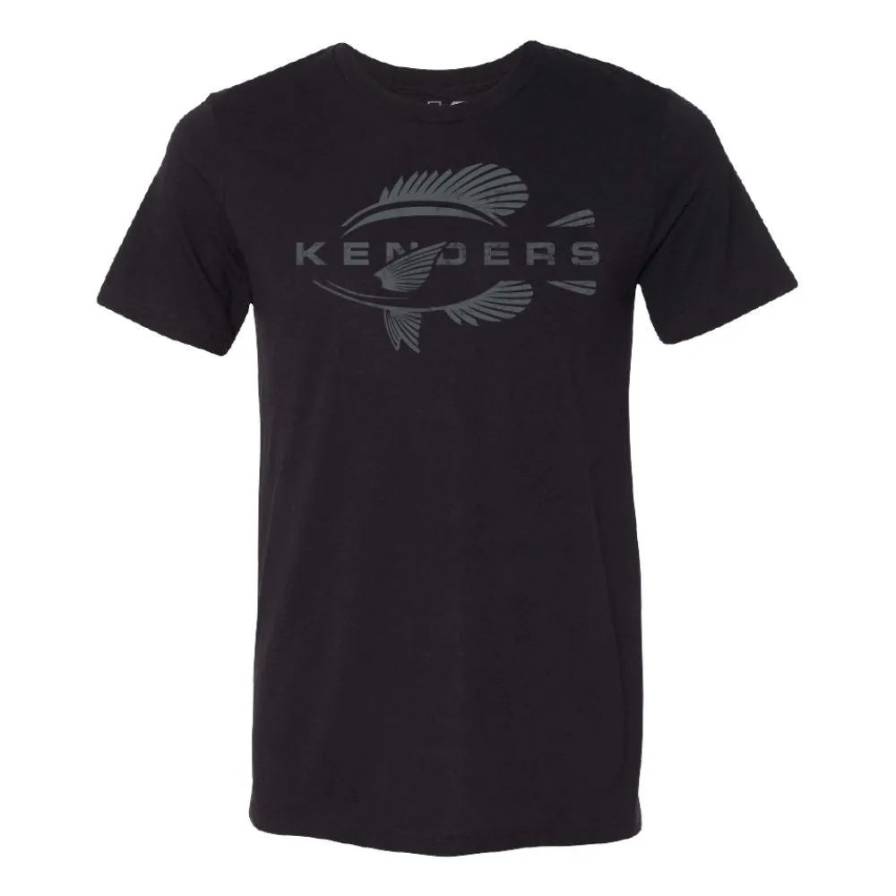 KENDERS GRAPHIC T-SHIRT BLACK/GRAY