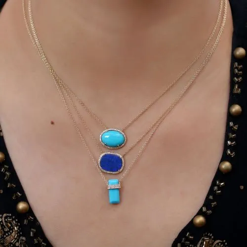 Labradorite Bar Necklace