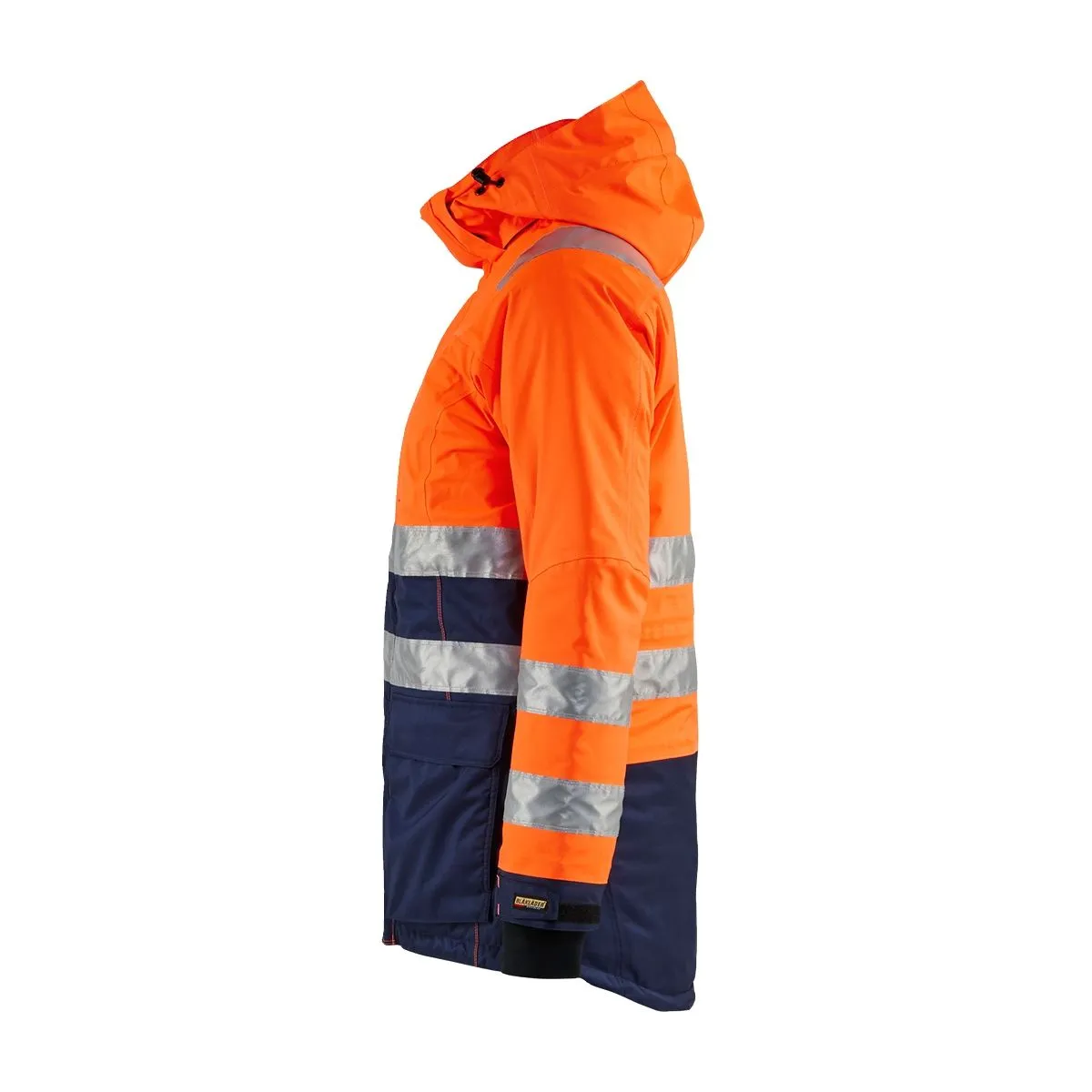 Ladies&#x20;High&#x20;Vis&#x20;Winter&#x20;Parka&#x20;4472&#x20;High&#x20;Vis&#x20;Geel&#x2F;Marineblauw&#x20;-&#x20;Bl&#xE5;kl&#xE4;der