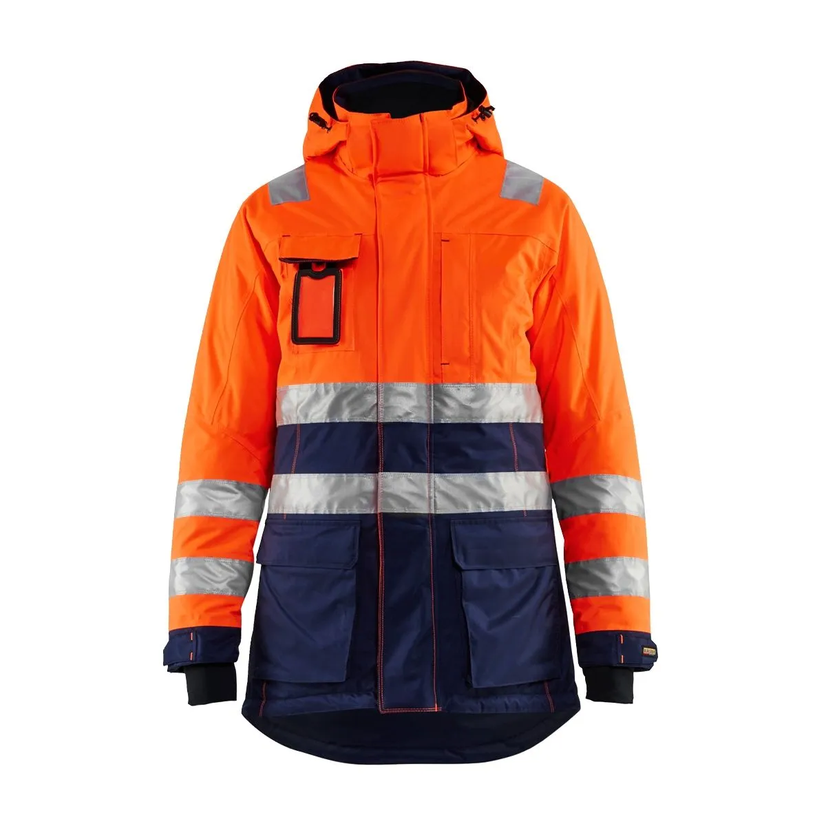 Ladies&#x20;High&#x20;Vis&#x20;Winter&#x20;Parka&#x20;4472&#x20;High&#x20;Vis&#x20;Geel&#x2F;Marineblauw&#x20;-&#x20;Bl&#xE5;kl&#xE4;der