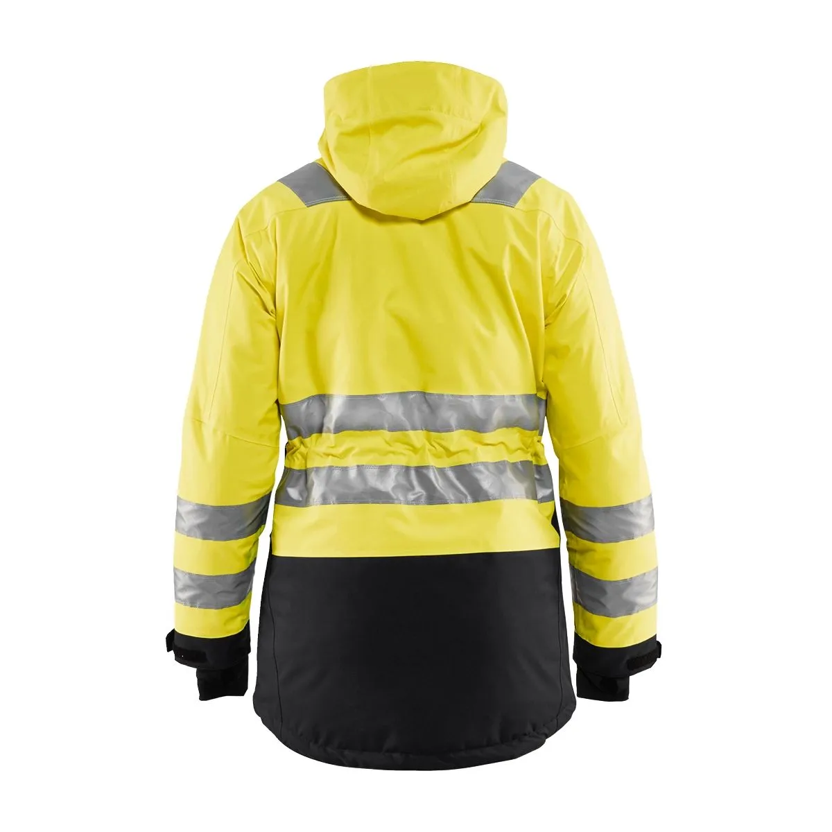 Ladies&#x20;High&#x20;Vis&#x20;Winter&#x20;Parka&#x20;4472&#x20;High&#x20;Vis&#x20;Geel&#x2F;Marineblauw&#x20;-&#x20;Bl&#xE5;kl&#xE4;der