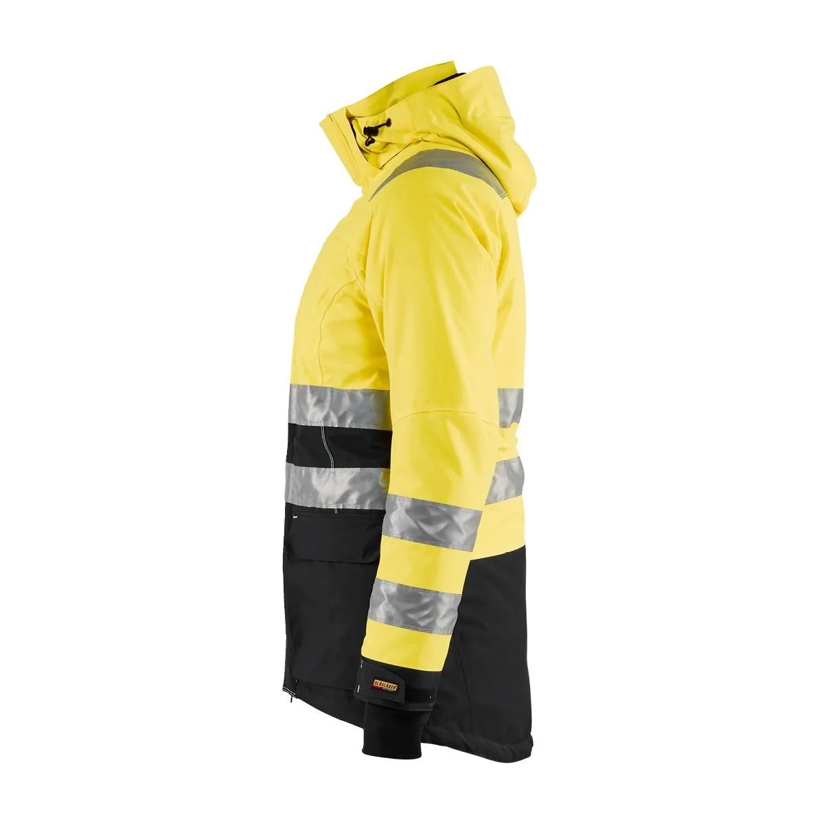 Ladies&#x20;High&#x20;Vis&#x20;Winter&#x20;Parka&#x20;4472&#x20;High&#x20;Vis&#x20;Geel&#x2F;Marineblauw&#x20;-&#x20;Bl&#xE5;kl&#xE4;der
