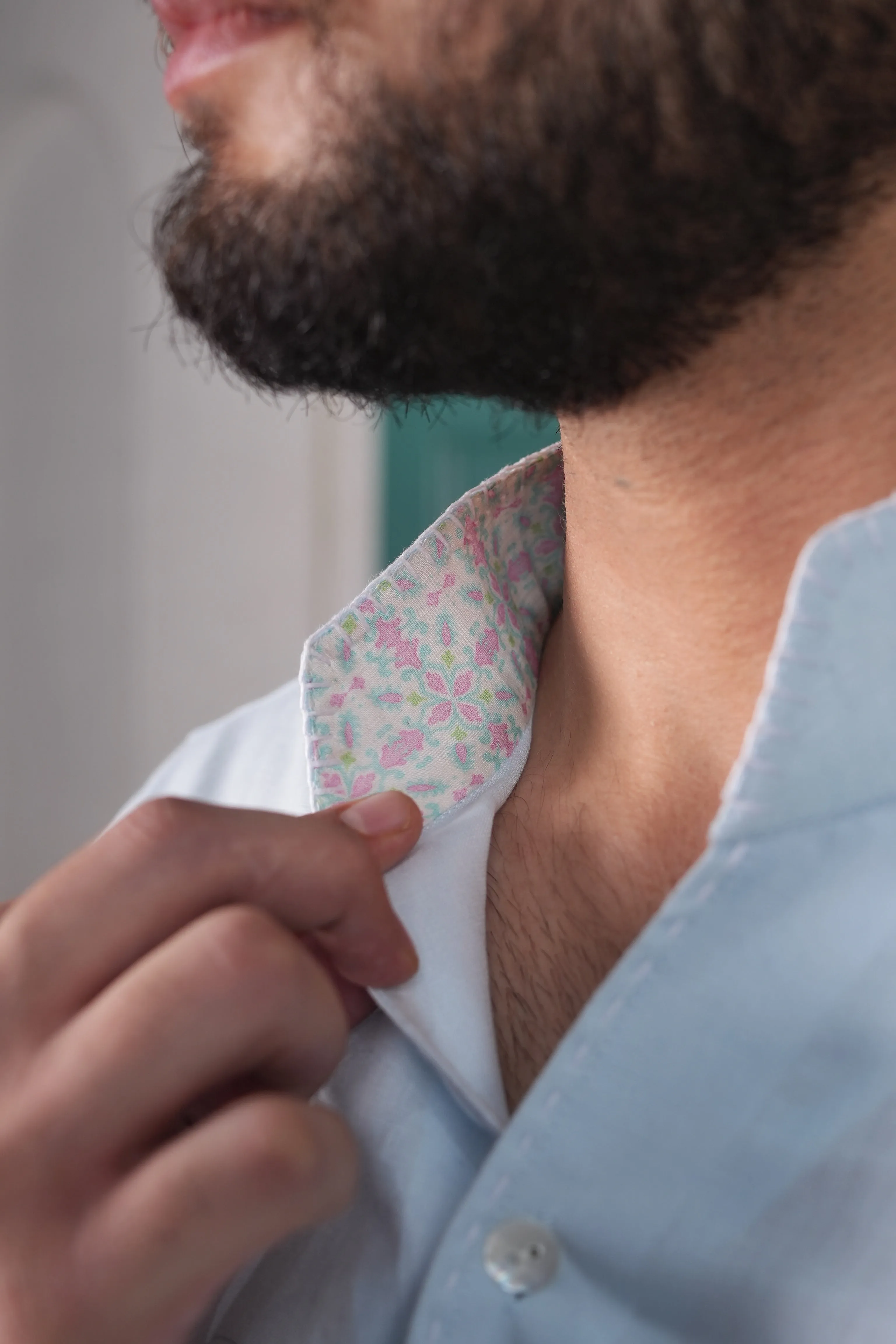 Light Blue Linen Shirt