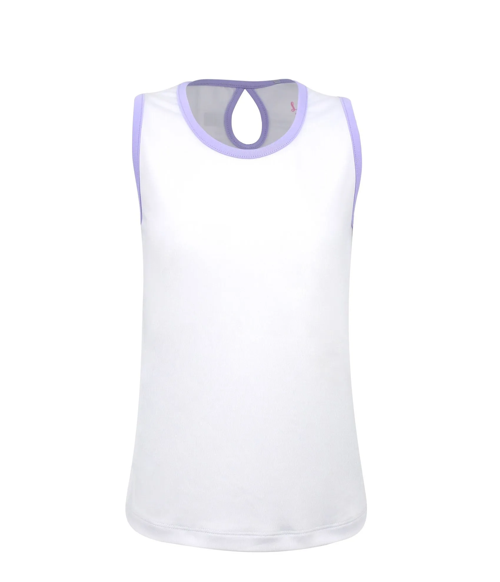 Lilac Lane Keyhole Tank White