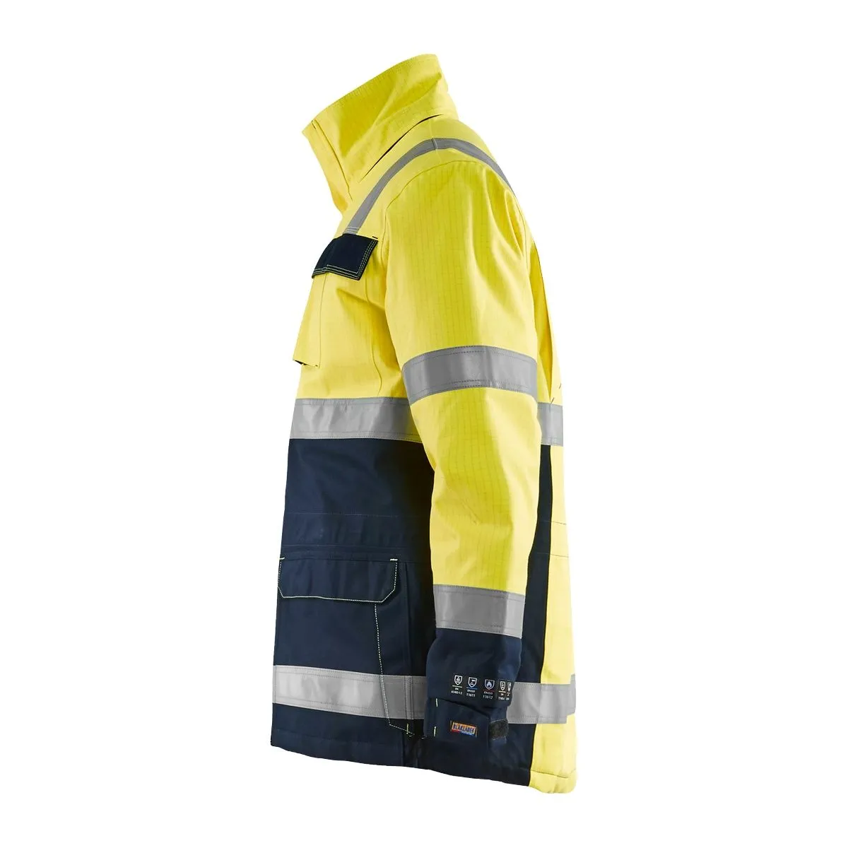 Multinorm&#x20;Winterparka&#x20;4468&#x20;High&#x20;Vis&#x20;Geel&#x2F;Marineblauw&#x20;-&#x20;Bl&#xE5;kl&#xE4;der