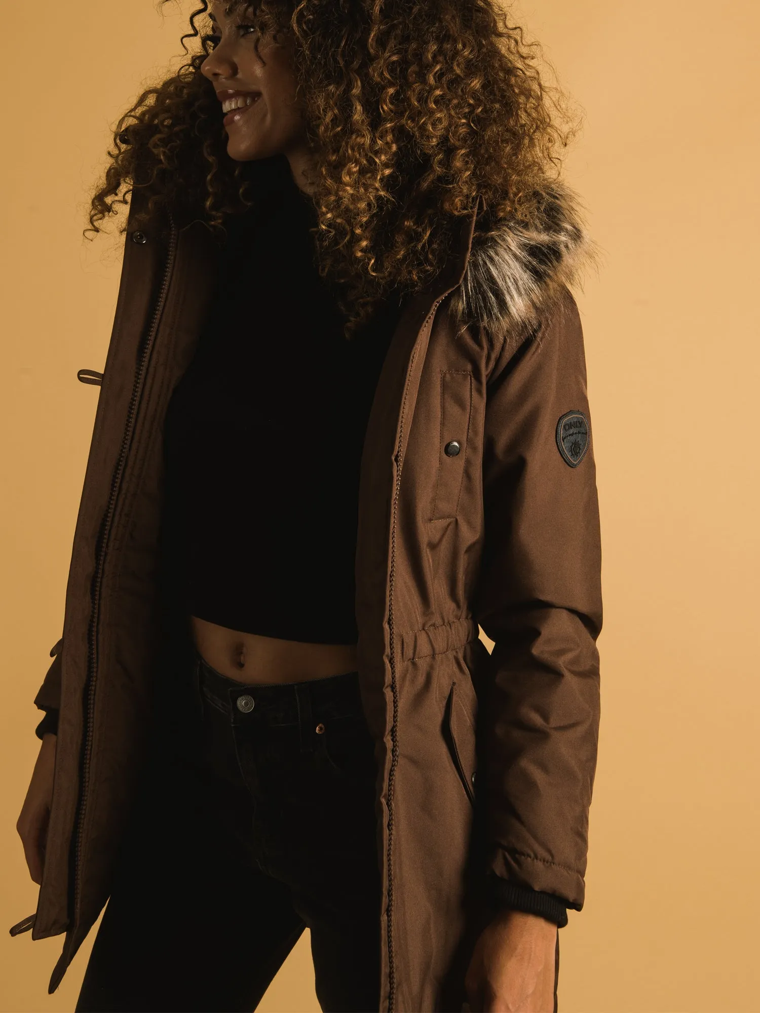 ONLY IRIS FUR PARKA - CLEARANCE