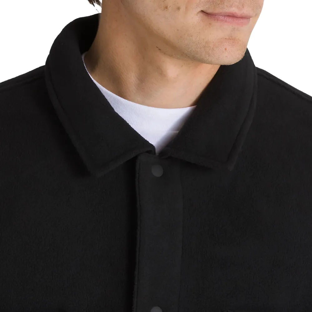 Penmar Heavyweight Fleece Shacket Black
