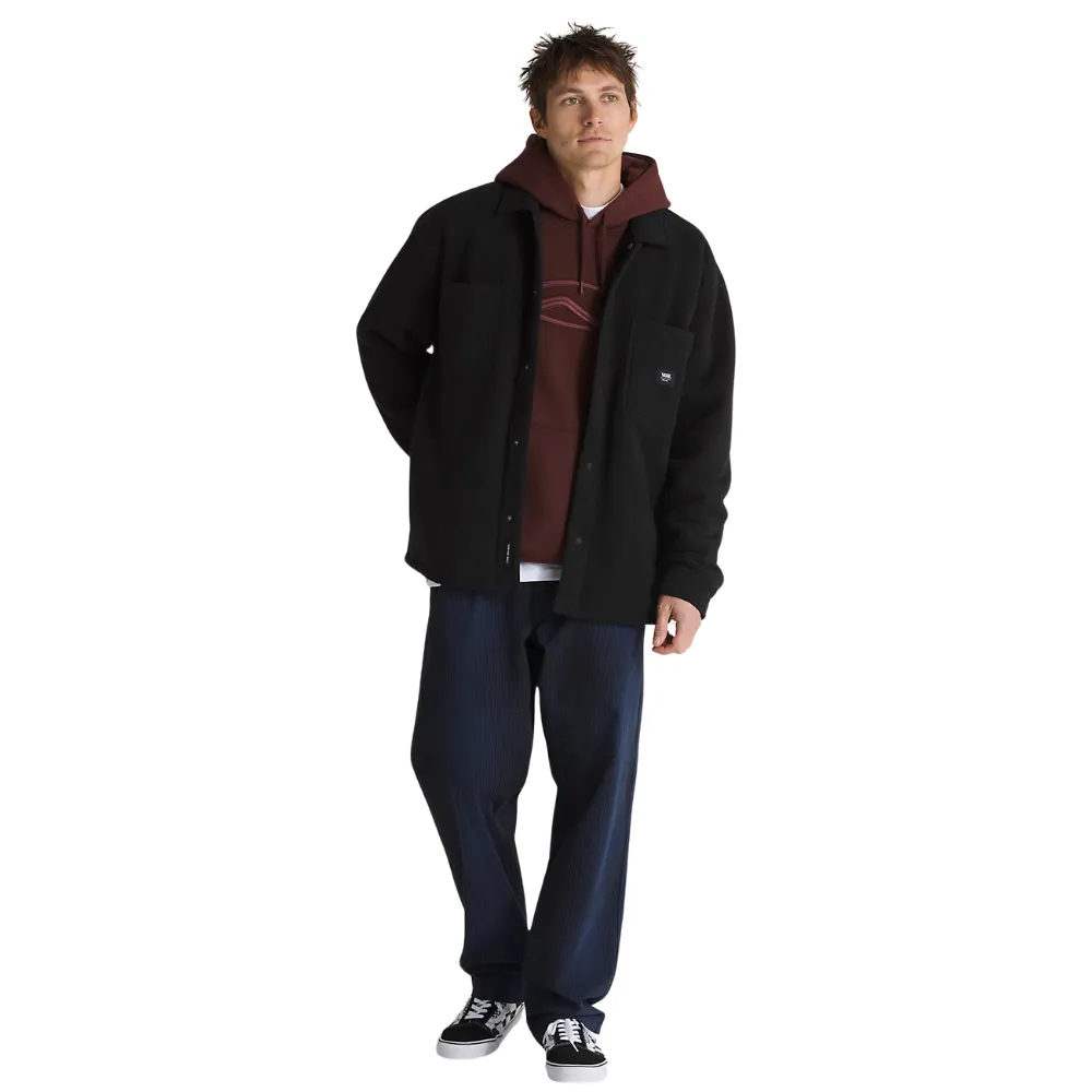 Penmar Heavyweight Fleece Shacket Black