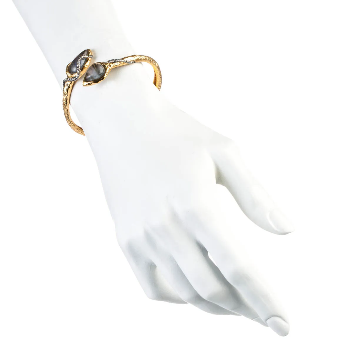 Phoenix Rocky Bypass Hinged Bracelet