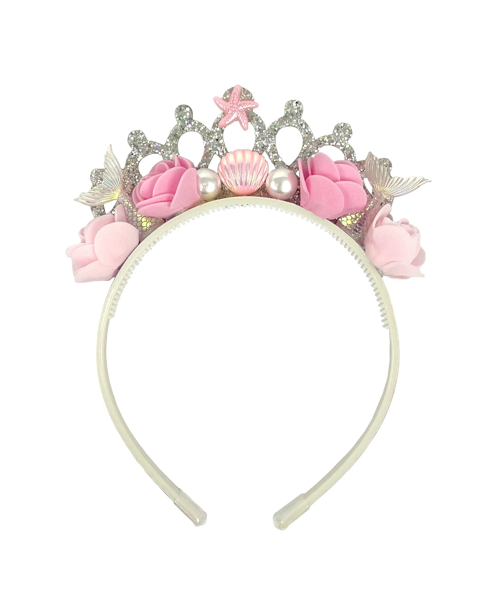 Pink Poppy Mermaid Tail Headband - Assorted